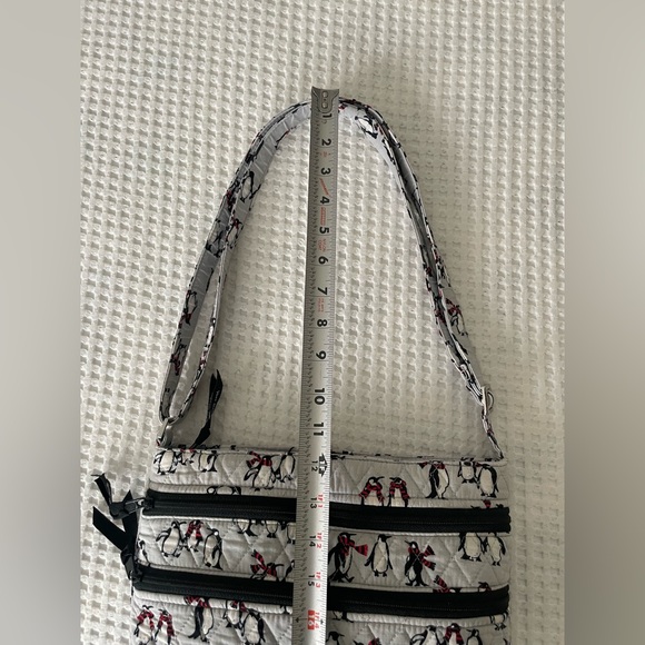 Vera Bradley Quilted Penguin Print Shoulder Bag - Picture 8 of 16